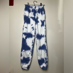 Wild Fable Blue and White Tie-Dye Joggers